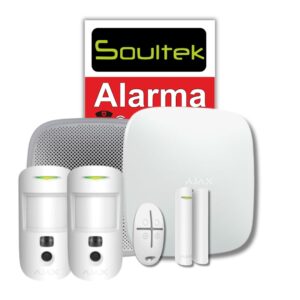 Alarma para local comercial AJAX, con 2 cámaras integradas