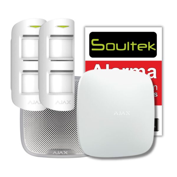 Alarma para jardín, Kit ajax con sensores y sirena exterior