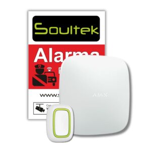 Kit de alarma para personas mayores con botón de pánico Ajax sin cuotas