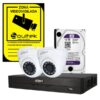 Kit de cámaras para vivienda, vigilancia las 24 horas