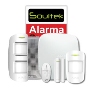 Alarma para bajo con jardín, Kit Ajax con sensor y sirena exterior