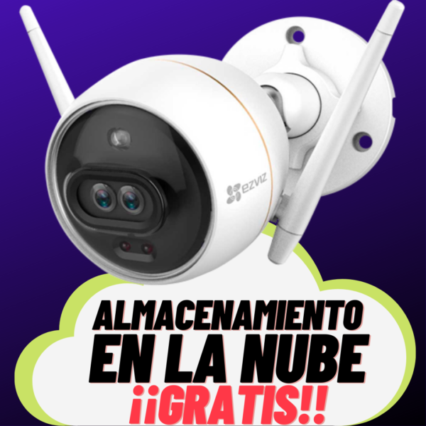 camara con almacenamiento en la nube