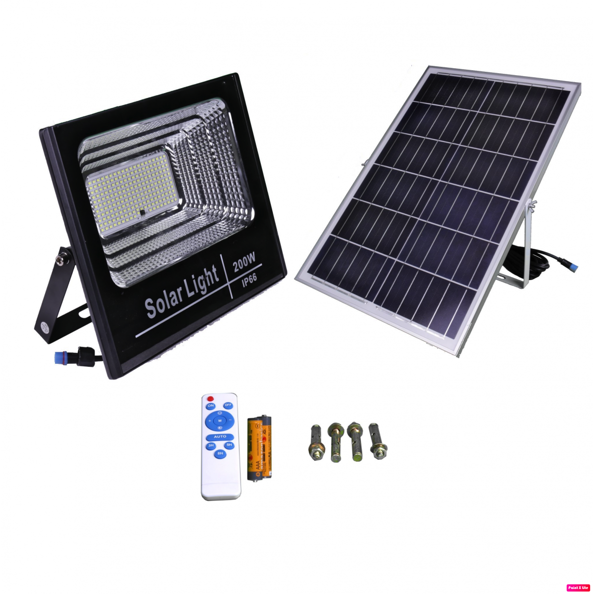 Farola solar económica con soporte KIT 30W - Tienda Soultek