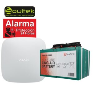 kit alarma Ajax con batería