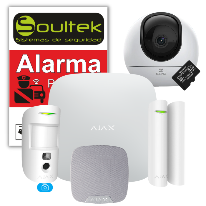 Kit Alarma AJAX con sensor de foto bajo demanda
