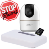 Kit cámara WiFi con Router 4G para viviendas sin internet