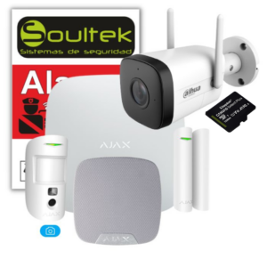 Kit alarma para tu hogar con foto bajo demanda AJAX