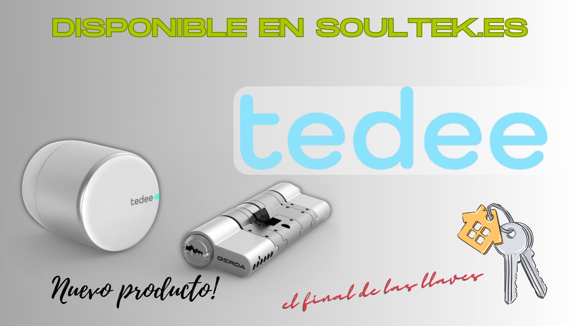 Cerradura electrónica inteligente para puertas Tedee Go y Pro - Tienda  Soultek