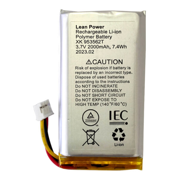 Batería 3.7v 2ah para AJAX HUB, HUB 2 (2G), REX y REX2. AJ-BATTER-2AH