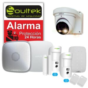 Kit solución completa: Alarma Ajax y cámara Dahua