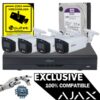 Kit de 4 Cámaras Dahua de 4Mpx con salto de alarma en Ajax