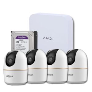 Kit grabador Ajax y cámaras WiFi Dahua