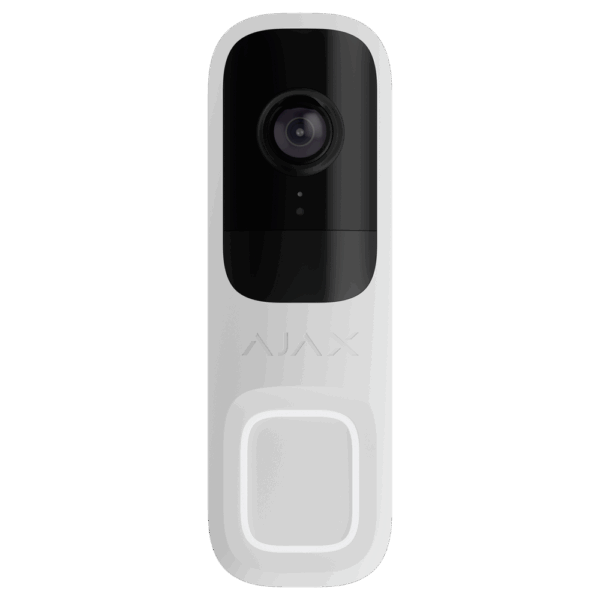 AJAX DOORBELL. Vídeo timbre con IA, sensor PIR, HDR y Audio bidireccional. Color Blanco