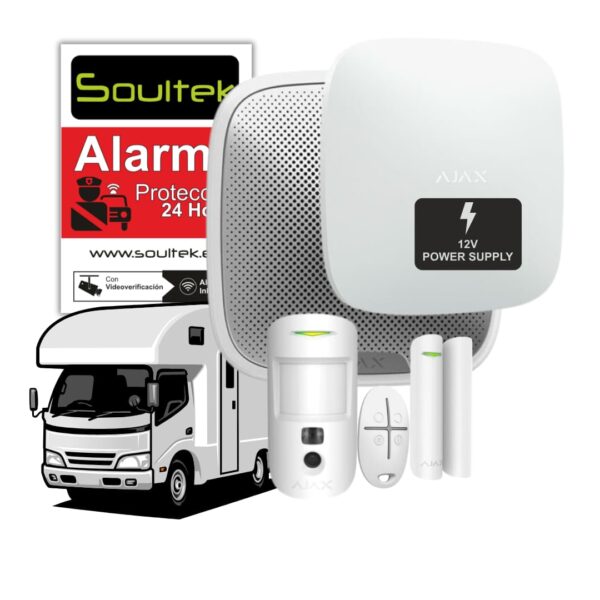 Alarma para autocaravana con fotoverificación Ajax