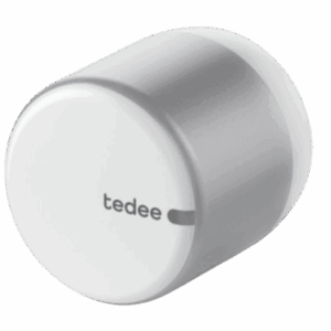Cerradura inteligente para puertas Tedee GO2. (Plata/Blanco) TLV2.0A2