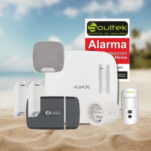 KIT SUMMER 10: Kit de seguridad inteligente Ajax y cerrojo inteligente wBolt