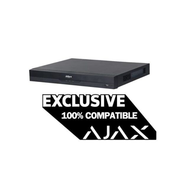 Kit Grabador PoE Dahua de 16 canales con salto de alarma en Ajax