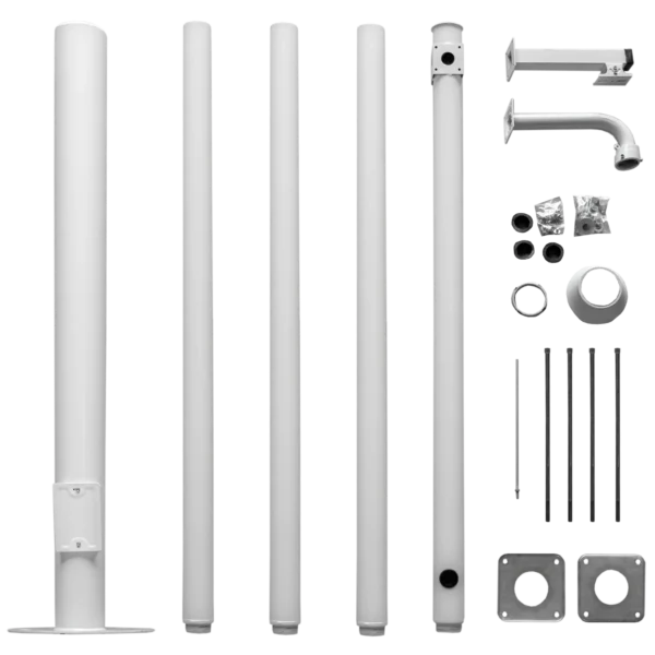 Báculo desmontable 6M en blanco - Imagen 8