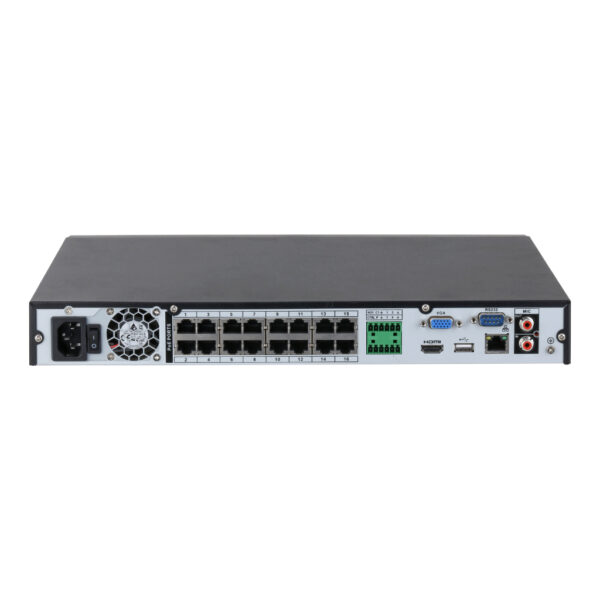 Grabador IP PoE 16 canales DAHUA con 16 puertos POE. NVR4216-16P-EI - Imagen 2