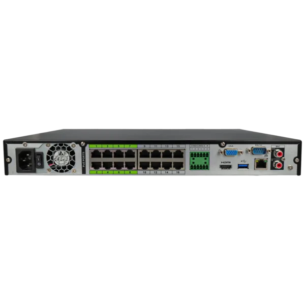Grabador PoE 16CH con IA con 16 puertos PoE DAHUA. NVR5216-16P-EI - Imagen 2