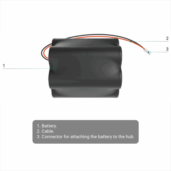 Batería Hub BP (no recargable). AJ-BATERHUBBP - Imagen 2