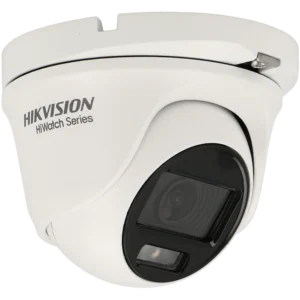 Cámara ColorVu 2MP minidomo y óptica fija Hikvision. HWT-T129-M