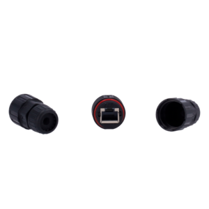 conector hembra-hembra RJ45 para exteriores
