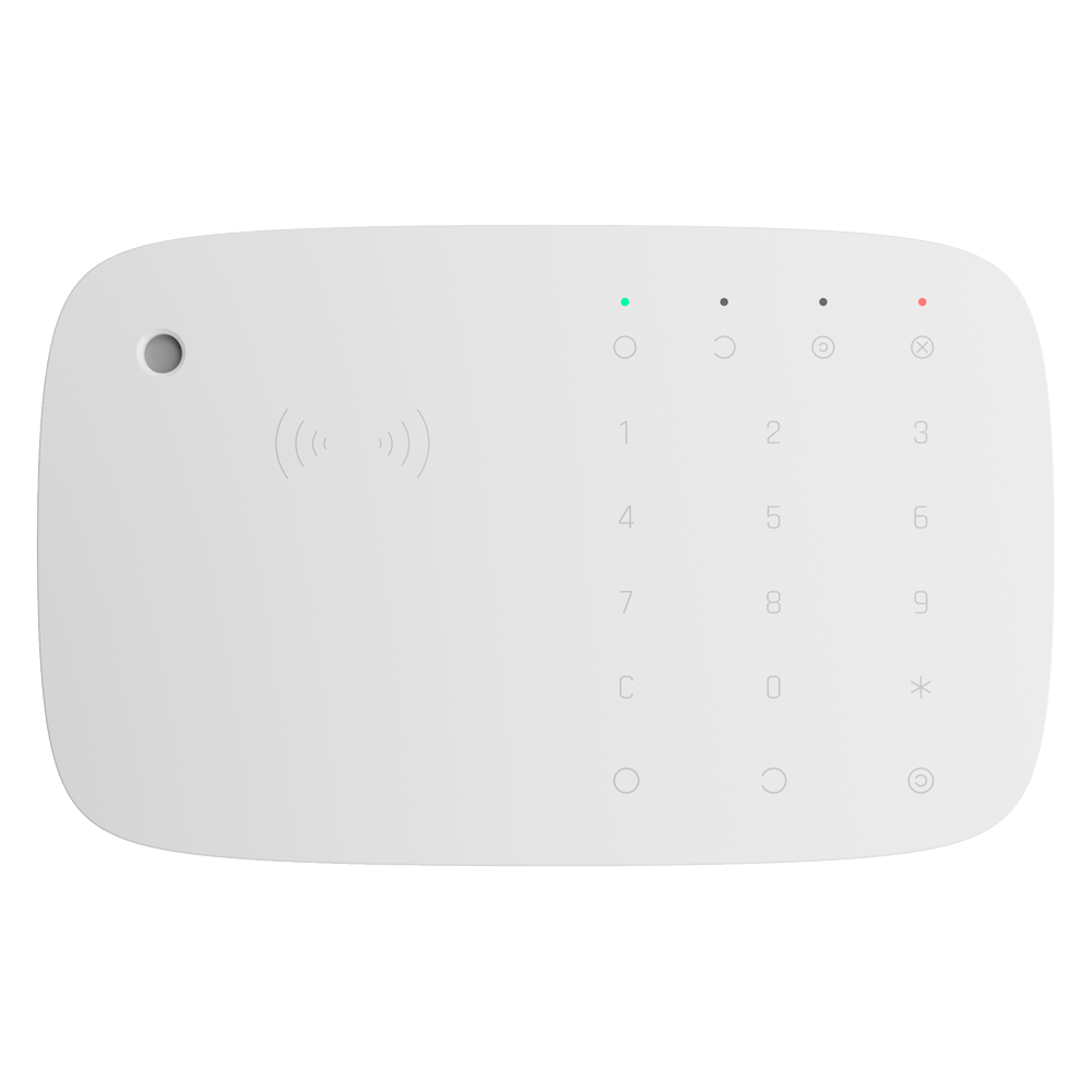 Teclado Ajax con sirena integrada. AJ-KEYPADCOMBI-W