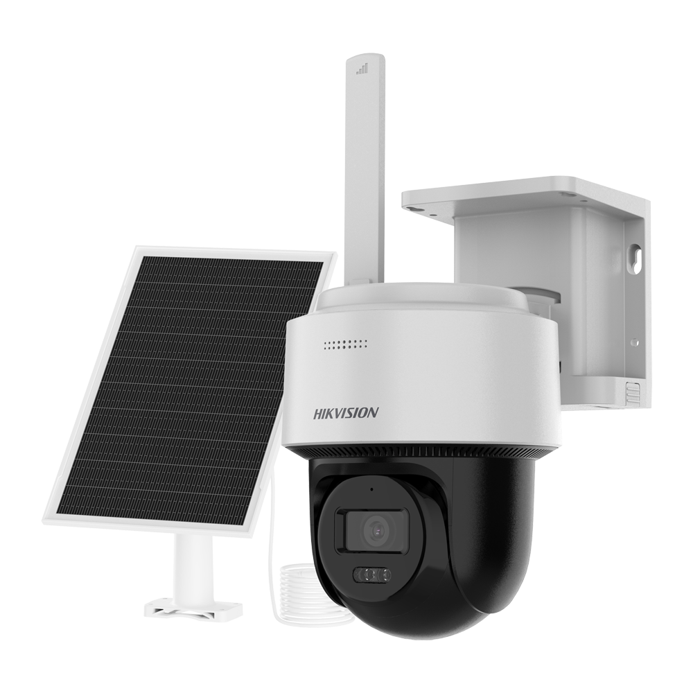 Cámara 4G solar motorizada Hikvision. DS-2CFSP4/4G