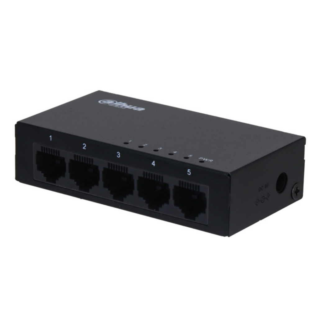Switch Gigabit no gestionable de 5 puertos Dahua. PFS3005-5GT-V2